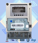 Medidor elétrico de fase monofásica do pagamento adiantado do cartão, medidor de poder sem fio da proteção do impulso