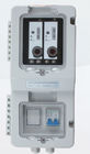 Caixa fixada na parede do medidor elétrico de 2 posições/caixa externo do medidor da eletricidade