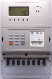 A proteção de mitigação STS pagou antecipadamente os medidores, LCD retroiluminado medidor do Kwh de 3 fases