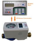 O LCD indica o medidor de água sem fio, uma comunicação rachada medidores pagada antecipadamente água conduzida bateria de CIU RF