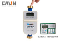 Uma comunicação complacente IP56 do RF do medidor de água do pagamento adiantado R100 do STS compatível com o dinheiro móvel