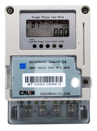 Tipo de cartão medidores elétricos espertos, medidor eletrônico de encaixe da fase monofásica do módulo