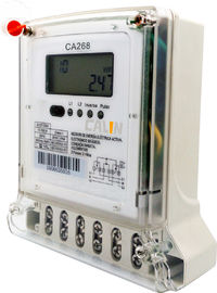 Medidor simétrico de Digitas Kwh da exposição do LCD dos medidores da eletricidade do pagamento adiantado da fiação